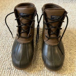 Sperry Saltwater Duck Boots Women Size 6